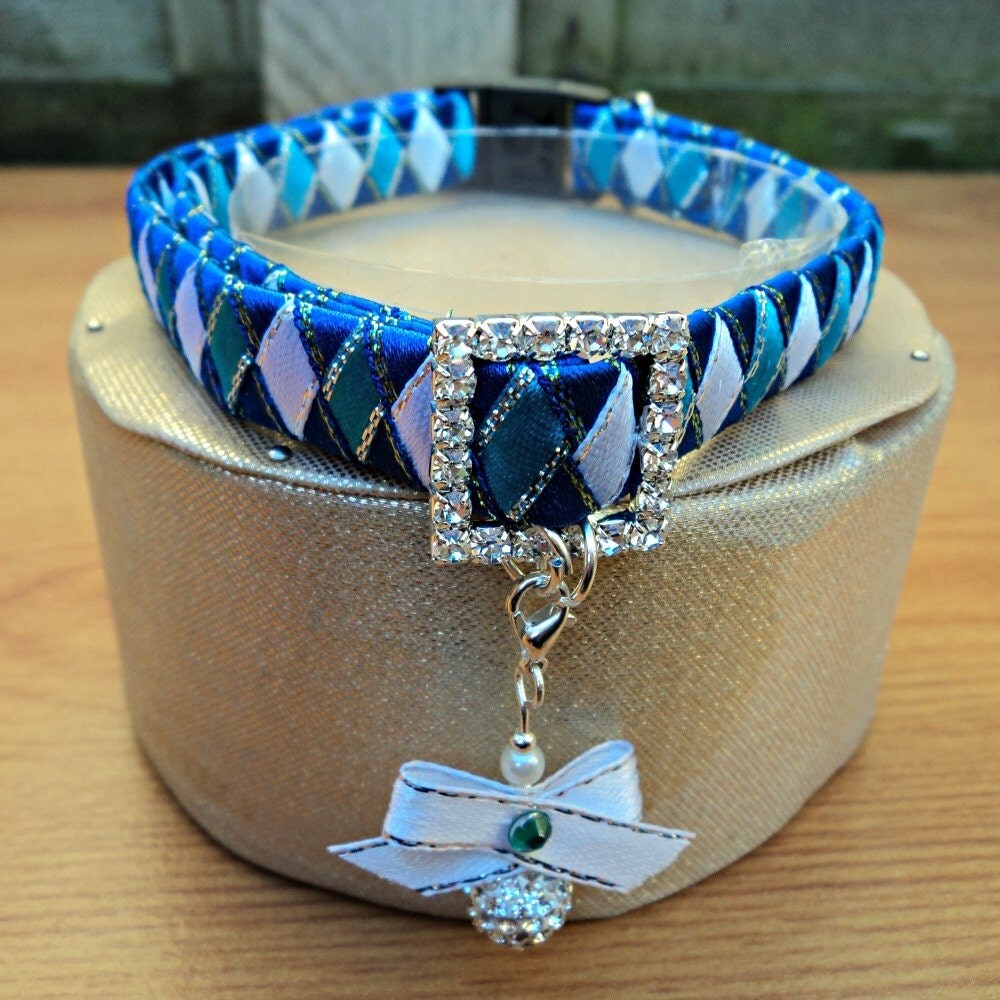 Cat Collar Large Designer Style 1/2 wide in Shades of