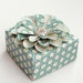 Elegant Handmade Paper FLOWER Decorated ORIGAMI Gift BOX