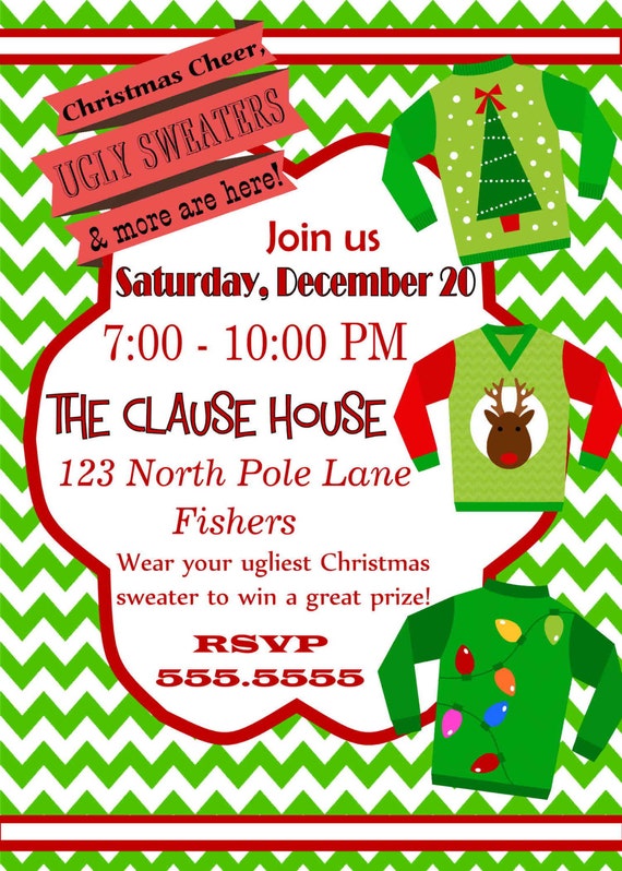 Free Tacky Christmas Invitations 10