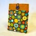Cute NOOK Color Case Nook Tablet Cover Padded NOOK Sleeve Mod Circles Triangles Orange Yellow Turquoise Lime Brown