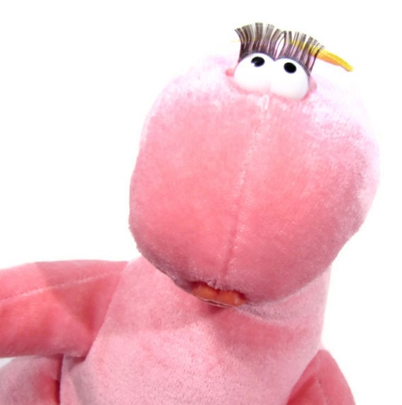 pink dinosaur plush