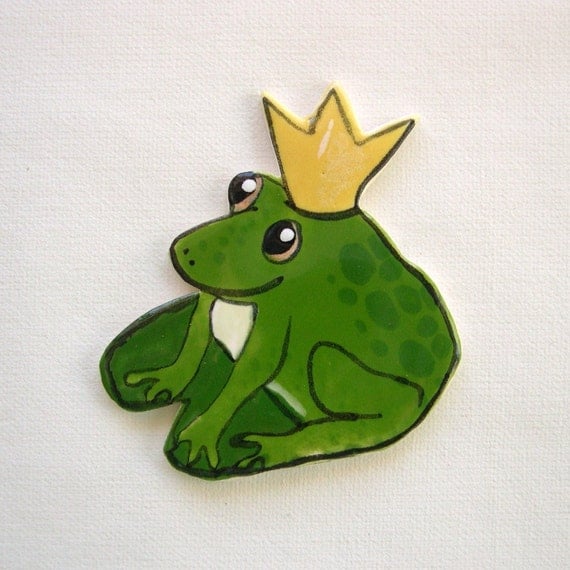 ceramic frog prince