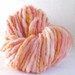 Hand Painted Thick and Thin Merino Yarn - Peaches