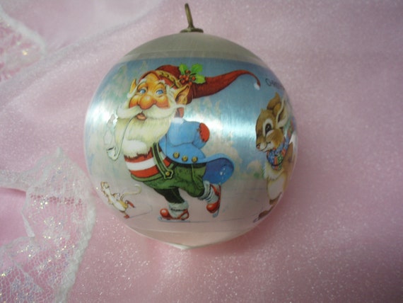 1981 Hallmark Christmas Magic Satin Ornament CLEARANCE