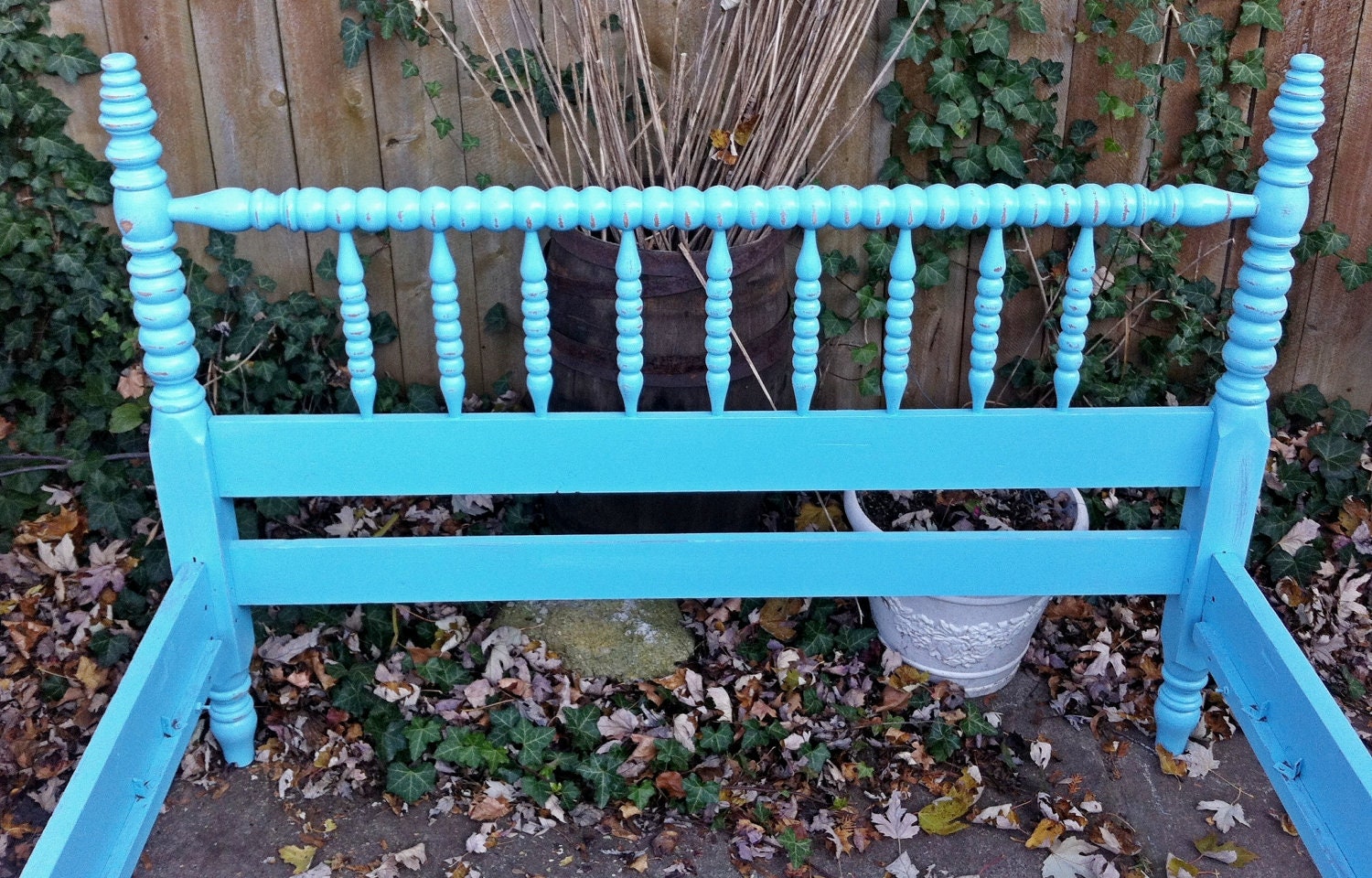 Hand Painted Original Jenny Lind Bed With Head BoardFoot