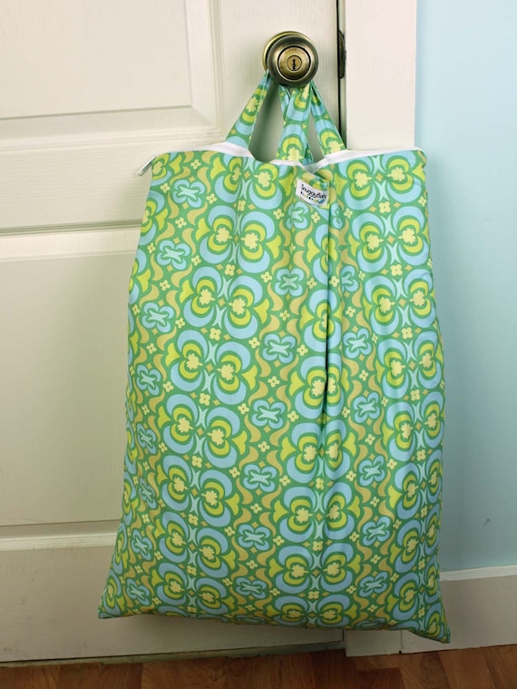 Wet Bag Hanging Diaper Pail Laundry Bag Stained Glass FAST