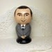 Rod Serling Wooden Handpainted Kokeshi Doll