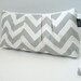 The Catalina Clutch In Grey Chevron Zippered Closure and Detachable Wristlet Diaper Clutch Or Bridesmaid Clutch