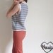 sailor striped sweater vest . nautical knit square tank top .medium.large .sale s a l e