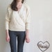 angora sequin sweater . 1980 ivory at its finest .small.medium .sale s a l e