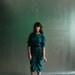 emerald harem dress . teal green avant garde mermaid gown .small.medium .sale