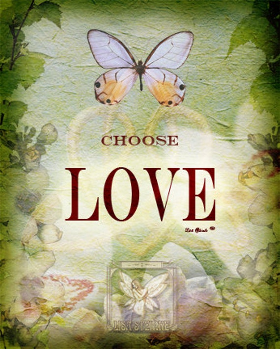 Items similar to Choose Love 11x14 Matted Print on Etsy
