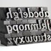 THE ALPHABET 48pt Metal Letterpress