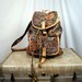 Vintage Tapestry Floral Rucksack Backpack Purse