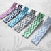 Hair Clips -- Chevron -- Everyday Set of 6 -- Pink Black Teal Green Gray Latte -- Baby -- Back to School
