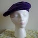 Purple Wool Beret