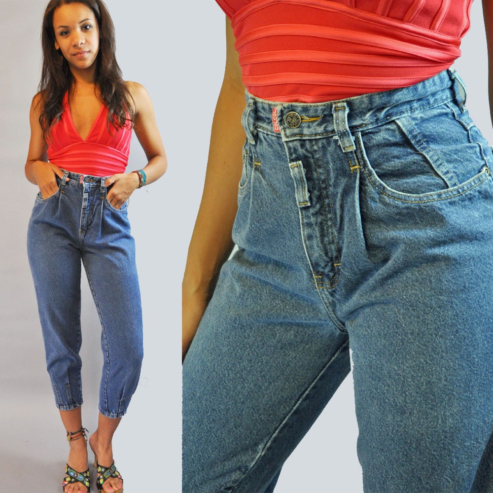 vintage high waisted jeans