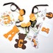 Country baby shower decorations it's a girl banner in orange and brown by ParkersPrints on Etsy