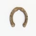 Pair of Attached Rustic Farmhouse Lucky Horseshoes