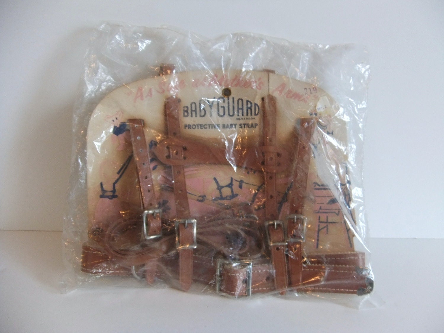 Vintage Baby Harness Leather Protective Strap