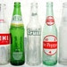 Instant Collection Vintage 60s Glass Soda Bottles 5 Total