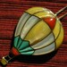 Sterling Silver Multi Stone Inlay Hot Air Balloon Pendant Necklace