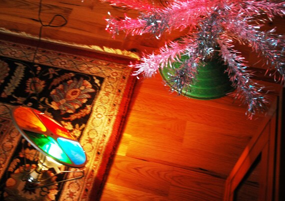 Aluminum Christmas Tree with Color Wheel and Musical Tree