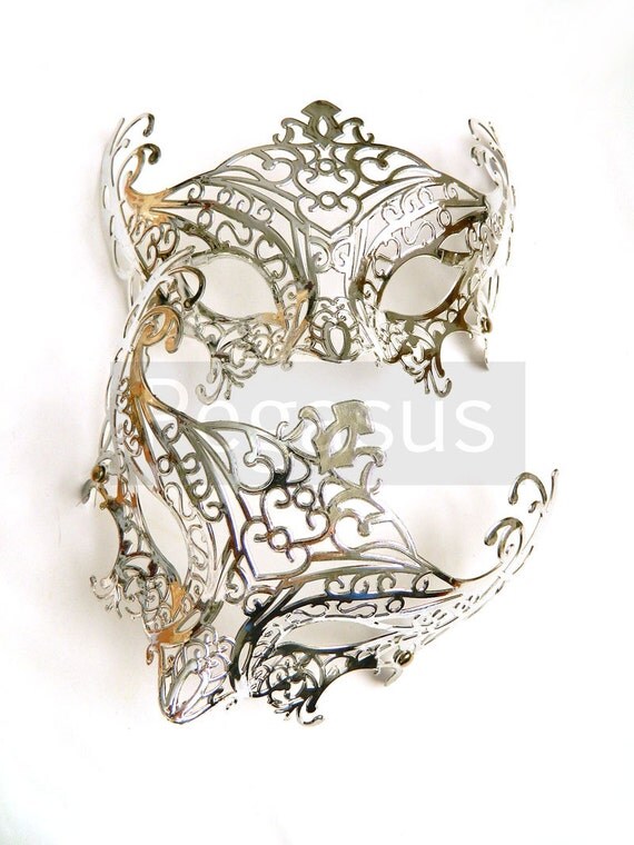 Silver Masquerade Mask base 1 Mask Ballroom masquerade mask