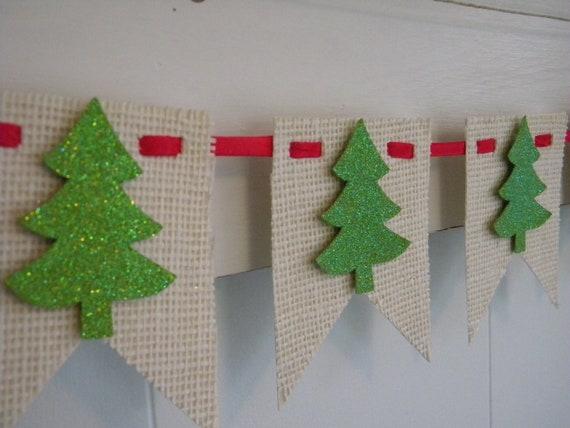 items similar to christmas banner trees burlap on etsy items similar to christmas banner trees burlap on etsy