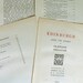 Paper ephemera pack 18 vintage pages, Edinburgh Scotland history text for art and craft.