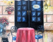 French Cafe Original Oil Painting, cafe paintings, coffee shop painting, French paintings, pastry shop, bistro wall art, Vickie Wade art French Cafe Original Oil Painting, cafe paintings, coffee shop painting, French paintings, pastry shop, bistro wall art, Vickie Wade art
