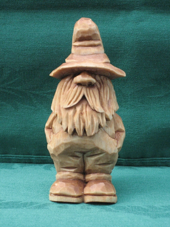 Hand Carved Rufus the Moonshiner Wood Carving Handmade