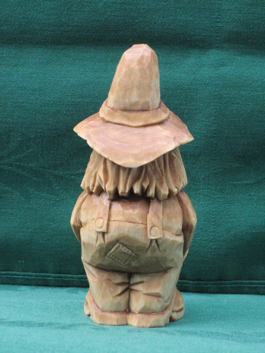 Hand Carved Rufus the Moonshiner Wood Carving Handmade