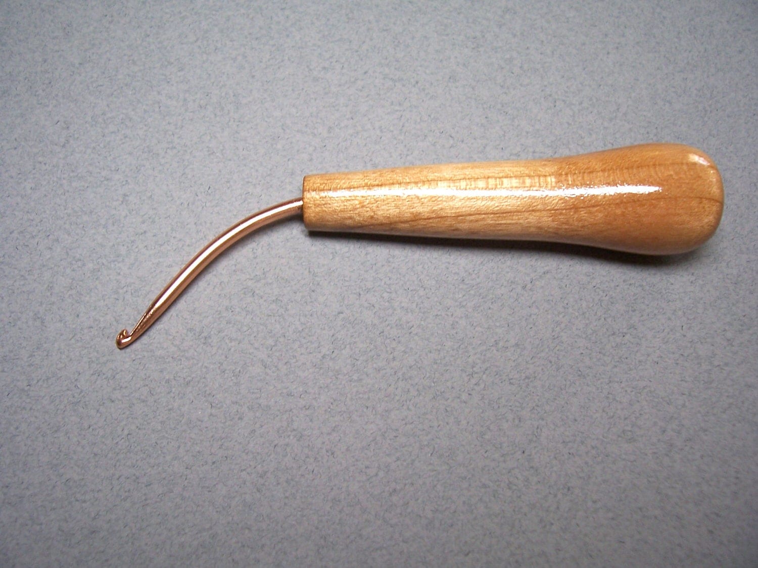 Bent Hook for Rug Hooking