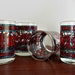 Vintage Christmas Glasses by Houze - Set of 4