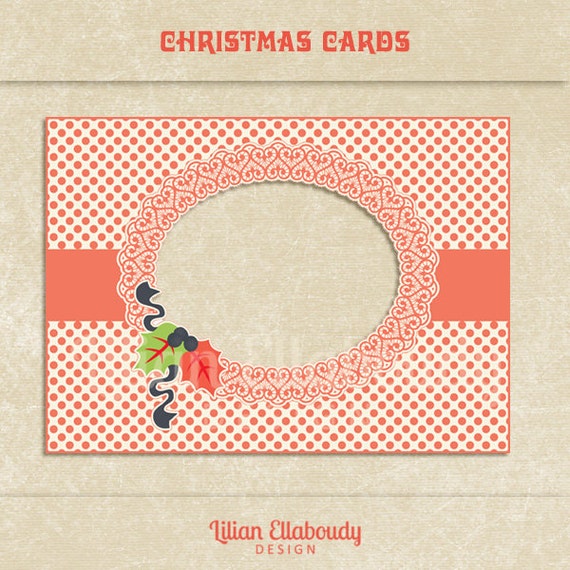 Christmas Diy Printable Photo Cards Christmas Greeting Cards Photoshop Template Christmas Photo Card Templates Photoshop