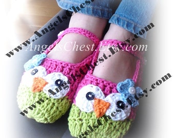 PDF PATTERN Cute Hand Crochet OWL Purse Handbag Boutique