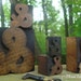 Letterpress Ampersand Collection 5 Old Print Blocks Wood AND Type Symbols