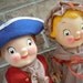 RESERVED FOR "Rieadamson" - Vintage Dolls Campbells Soup Colonial Girl and Boy Set American Patriotic Advertising Collectibles