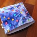 Large Batik Dots Reusable Snack Sandwich Baggie Bag Set with water resistant lining