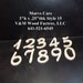 Unfinished Wood Wedding Table Numbers Style 15 Stk No TN-15-.25-3-20