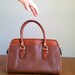 sale 1980's LEATHER DOCTOR's BAG. stylish purse