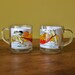Pair of Retro Garfield Glass Mugs - McDonalds - 1978