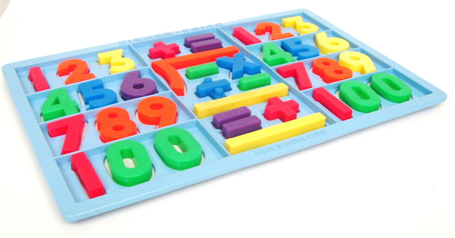 Vintage Fisher Price Large Number