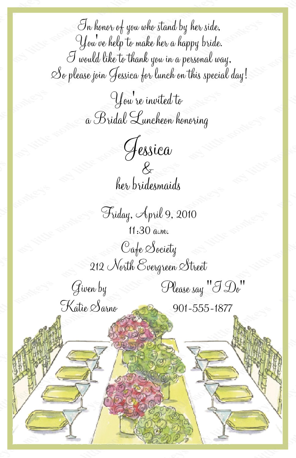 clipart luncheon invitation - photo #18