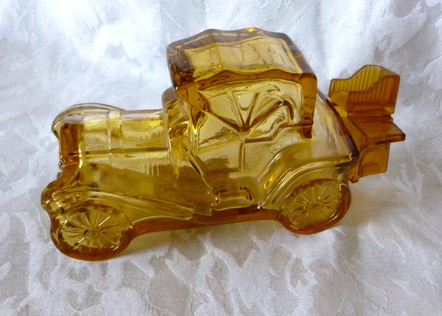 Vintage AVON Amber Glass Men's Cologne Bottle Packard