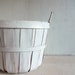 Vintage White Apple Basket