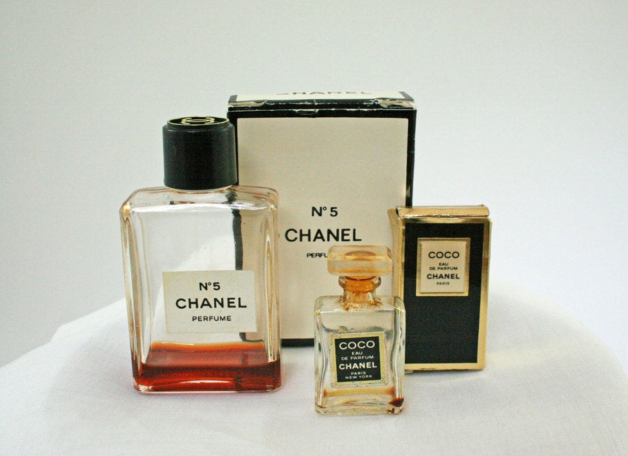 Vintage Perfume Bottles Chanel No. 5 Coco Chanel Perfume