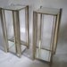 Mid Century Regency Mirrored Stands