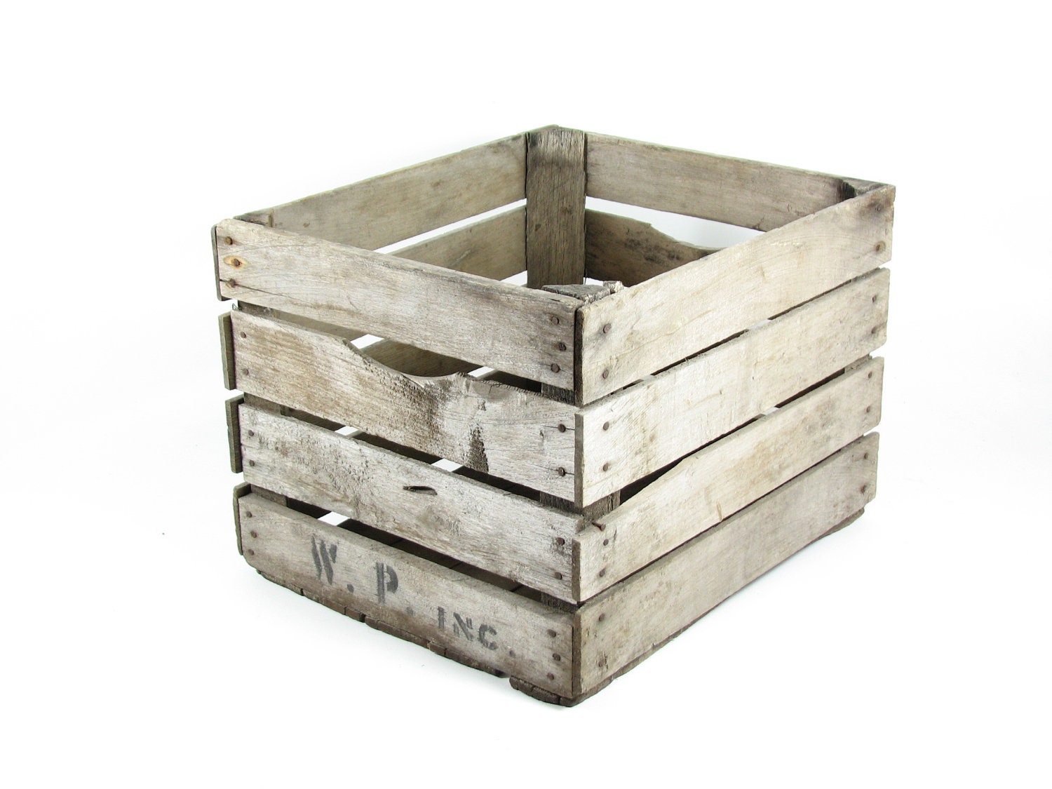Vintage Wood Crate Box Wooden Crate Fruit Crate Storage Crate